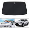 KUST Windshield Visor Suitable 2015-2021 Lexus NX300h/NX300/NX200t Accessories Sunshade Window Visor Foldable Uv Blocking,Keep Your Car Cool