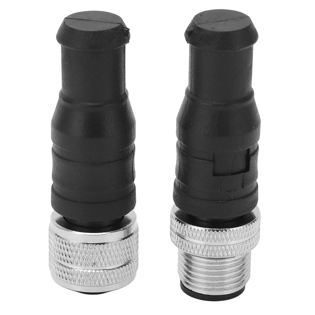 Pair for NMEA2000 Male Female Terminator Resistor 5Pin M12 Thread IP67 Waterproof for Lowrance Networks