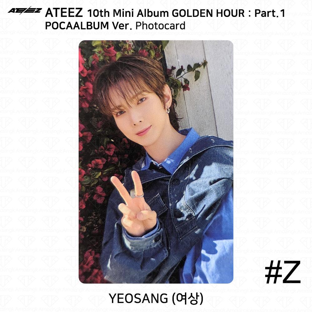 ATEEZ 10-й мини-альбом Golden Hour Part.1 POCAALBUM Фотокарта QR-изображение KPOP