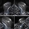 Carbon fiber look Gear Shift Knob Cover Trim 1pcs For Nissan Sentra -2024