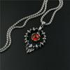 Мужская подвеска Punk Hell Evil Red Eye из нержавеющей стали 316l с цепочкой для ожерелья - C123