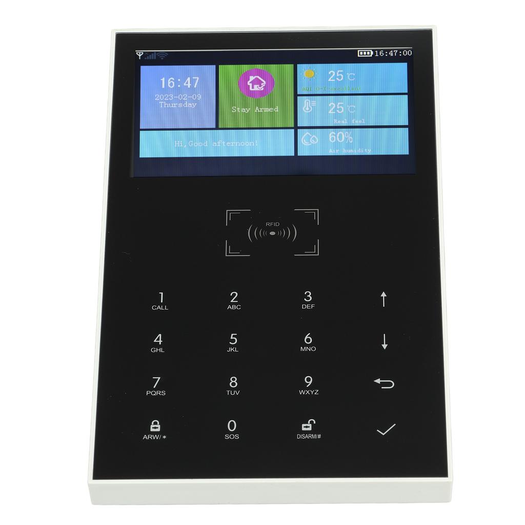 Home Security System Wireless WiFi DIY Alarm Burglar System Touch Screen for Smart Home