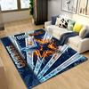 Custom personalization Cowboys Ice Star Print Area Rug - Soft, Washable Non-Slip Indoor Mat,Living Room,Home&Office Decorative Rug