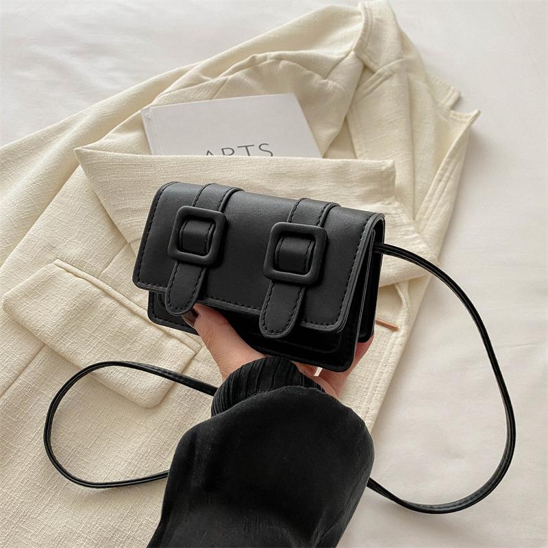 Маленькая сумка женская летняя новая трендовая нишевая сумка через плечо простая маленькая квадратная сумка ретро повседневная сумка-мессенджер женская