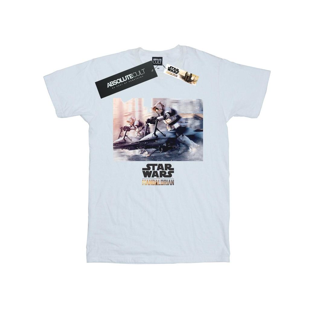 Star Wars Mens The Mandalorian Scout Troopers T-Shirt