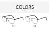 New Anti Blue Light Blocking Reading Glasses Men Metal Frame Business Computer Eyeglasses