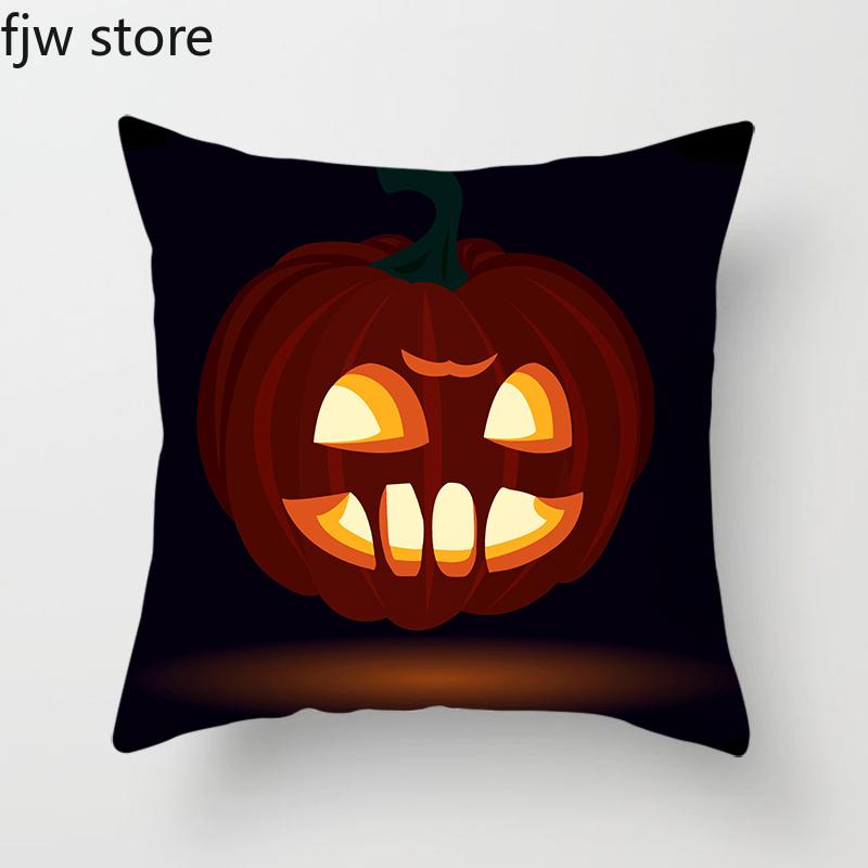 Halloween Decoration Pillowcase Pumpkin Ghost Face  Party  Holiday Gift Sofa Cushion Cover Room Home Decor