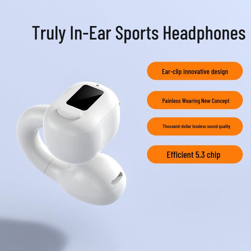 Bluetooth-наушники M10: Новый Clip-On, Двойной или Одиночный, Внешний Звук, Спортивный и Деловой Стиль.
