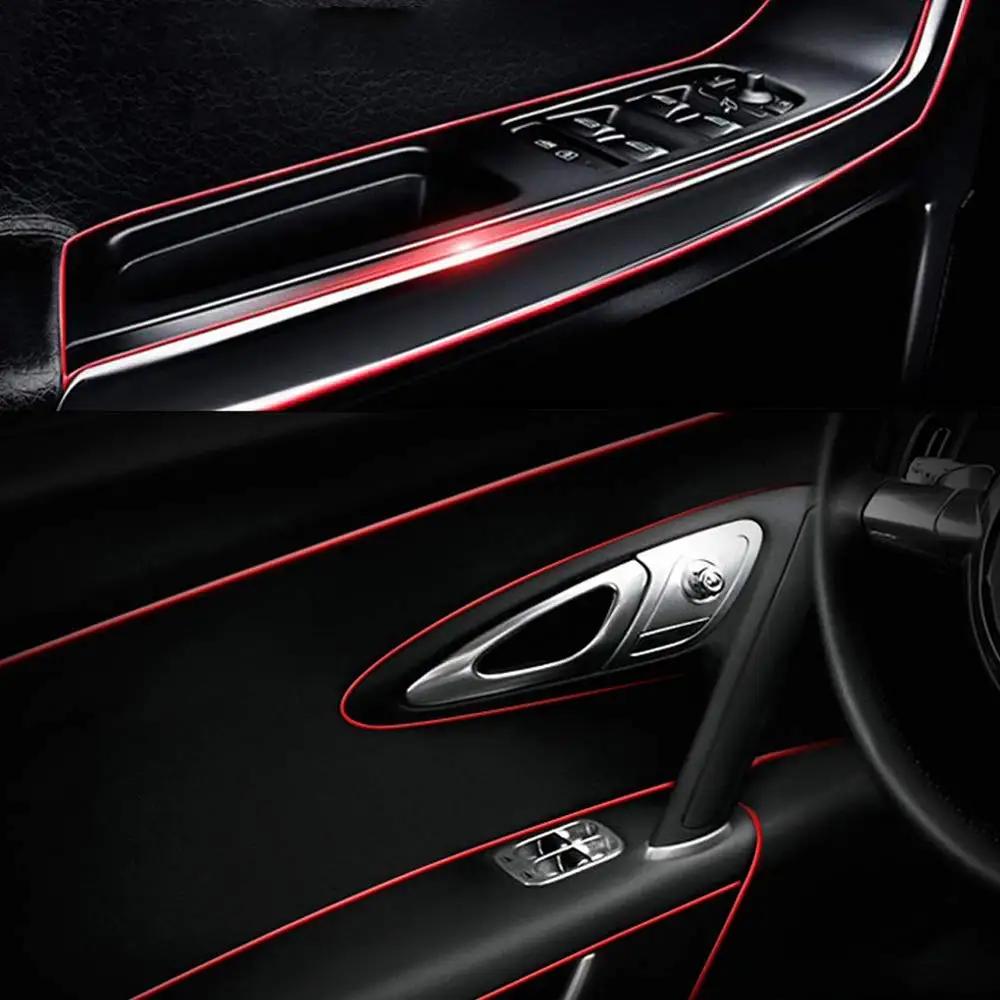 Полоски для отделки салона автомобиля Универсальные автомобильные зазоры Линия автомобильного литья Декоративные аксессуары Гибкие полоски для самостоятельного изготовления