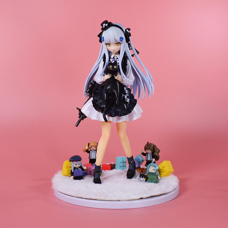 Anime Girls' Frontline HK416 Gift From the Black Cat Ver. PVC Action Figure Japanese Anime Figure Model Toy Collection Doll Gift