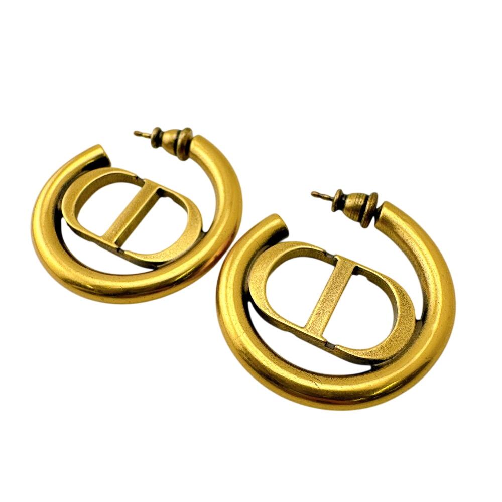 Dior Металлическая CD-подставка Montaigne 30 Пирс золотой металл Б/у