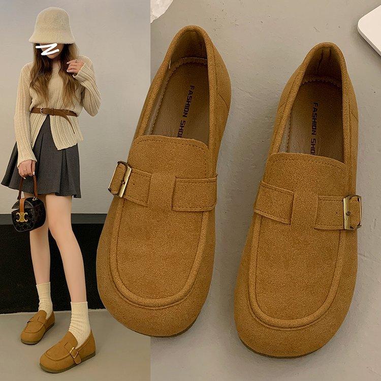 Однопедальные неглубокие одинарные туфли женские 2024 осень новые сказочные вечерние туфли нишевого дизайна плоские одинарные туфли Doudou обувь