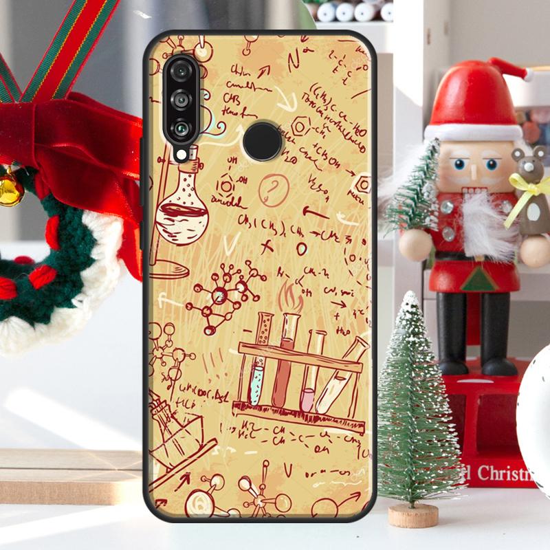 Science Chemistry Style For Huawei Nova Y73 Y60 Y70 Y90 Y72 Y61 Y91 7i 8i 11i 12i 12s 9 10 SE P20 P30 P40 Lite Case