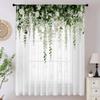 Натуральный Романтический Стиль Однотонная Цветочная Штора для Окна Свежий Элегантный Декоративный Элемент Нежной Романтической Атмосферы