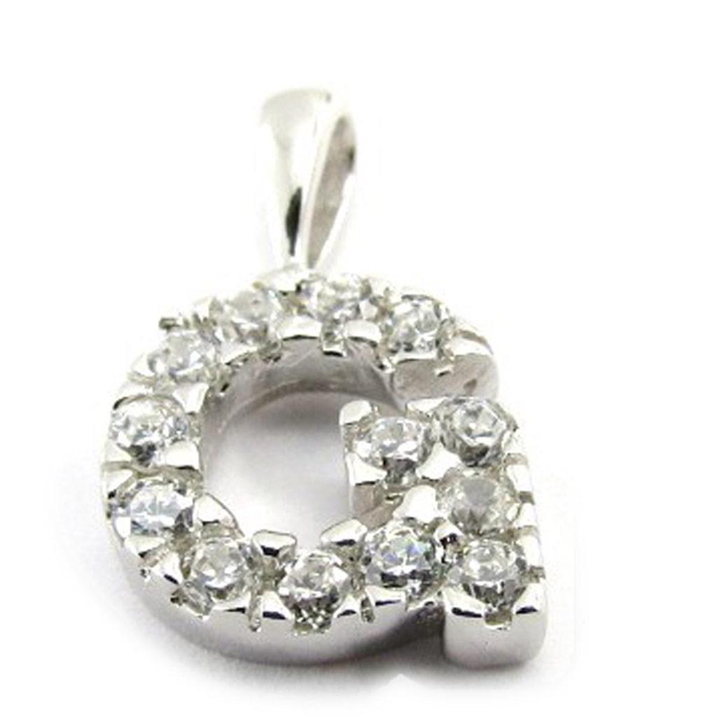 Les Trésors De Lily [J5293] - Кулон «Буква G» из белого золота