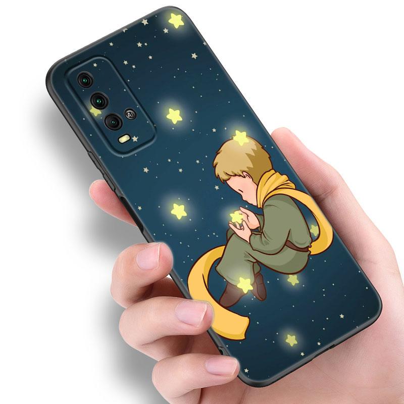 Чехол для телефона Art Little Prince для Xiaomi Redmi Note 5 6 9T K20 K40 K50 Pro 7A 8A 9A 9C 9i 10A 10C A1 S2 Мягкий черный чехол из ТПУ
