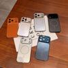 Роскошный чехол для телефона iPhone 11 12 13 14 15 Plus 16 Pro 17 Pro Max iPhone Air Magsafe Магнитная беспроводная зарядка Защита