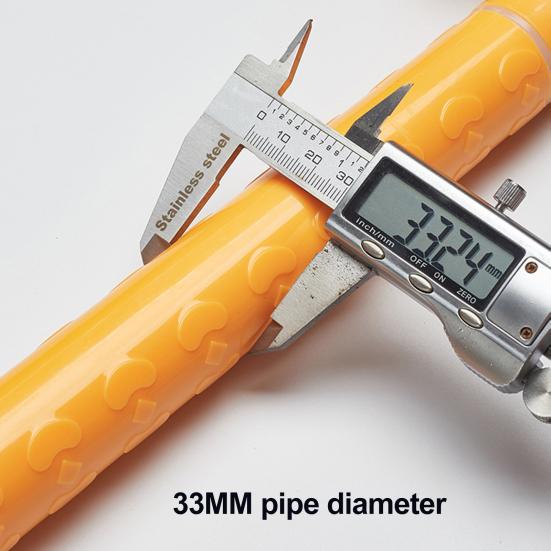 Нескользящий несущий поручень с подсветкой, дугообразным коленом, устойчивый к ржавчине стоячий опорный поручень