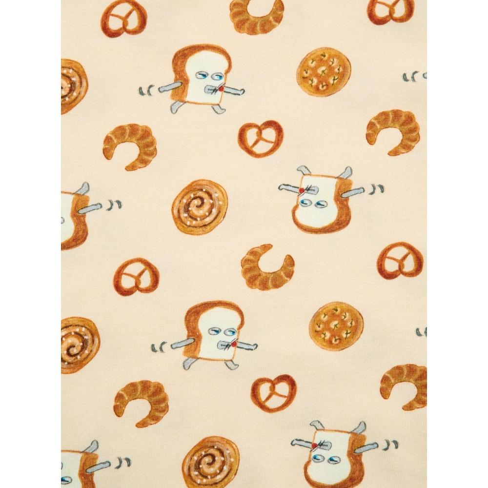Uniqlo Японская коллекция книжек-картинок Сухие пижамы Хлеб
