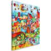 Canvas Print Modern Colourful City
