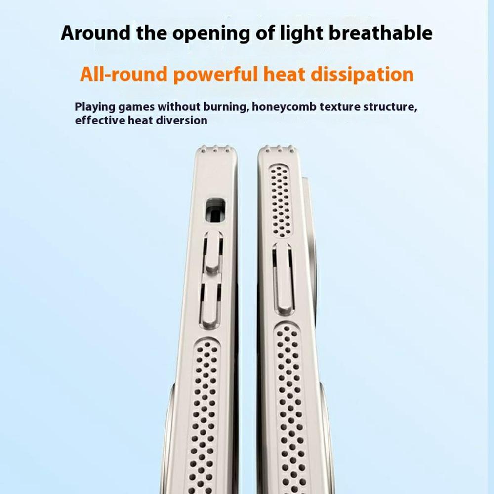 For iPhone 14 Pro Max Case Compatible with MagSafe Kickstand TPU+PC Heat Dissipation Phone Cover