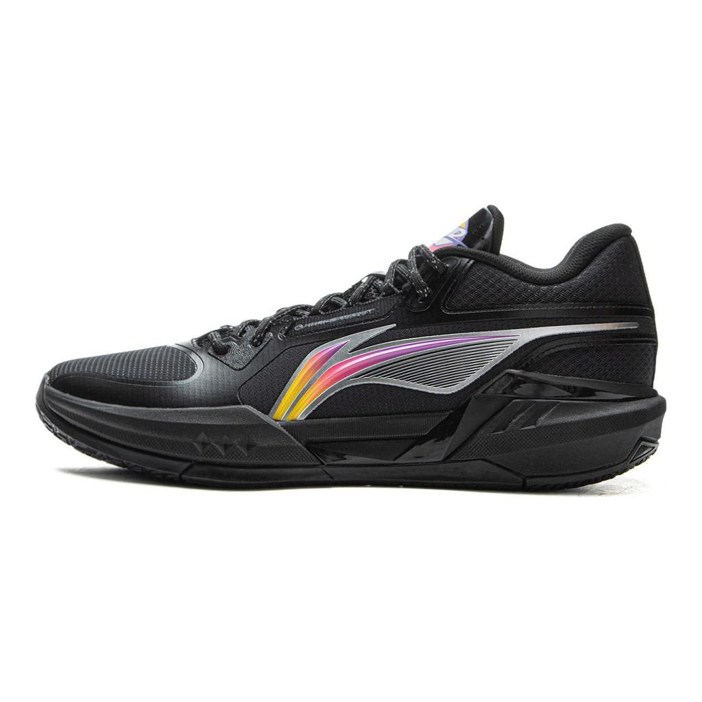 Баскетбольные кроссовки Li Ning Light Speed 3 mid Мужские Средние Черно-фиолетовые ABPV019-1