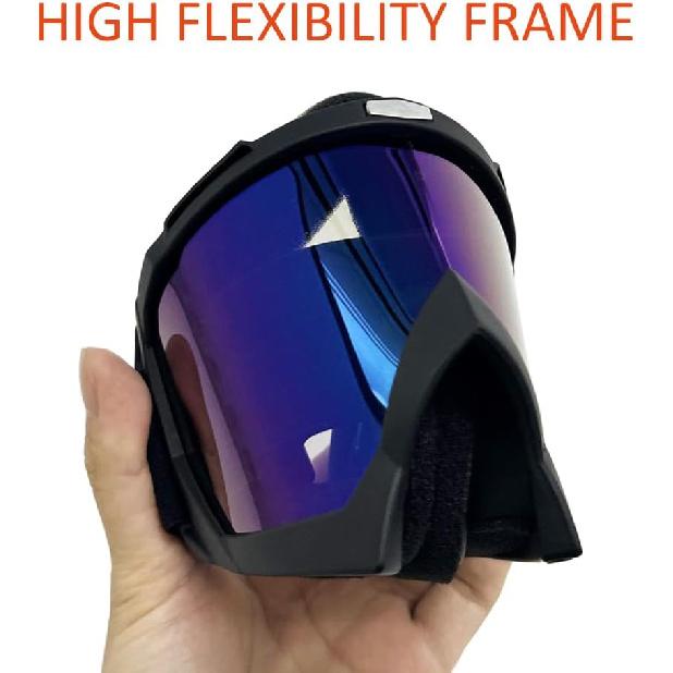 ATV Dirt Bike 2-Pack Motorcycle Motocross Goggles For Men Women MX Riding UTV Helmet Offroad Goggles, UV400 Anti-Scratch Fog Dustproof For Adults