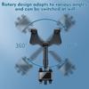 Rearview Mirror Phone Holder for Car Multifunctional Retractable Car Phone Holder 360 Degrees  Rotatable