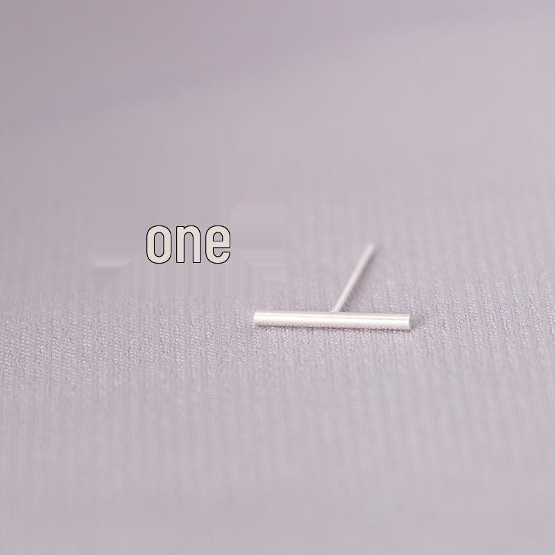 Korean Style S925 Silver Needle Stud Earrings for Women – Minimalist & Personality Design