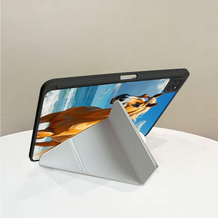 Чехол для планшета для iPad Air 4 5 M3 M2 1 2 M4 11 дюймов Mini 6 7 Pro 2025 Pro 11-го 10-го 9-го 8-го 7-го 12,9 дюйма Держатель Чехол Бегущая лошадь