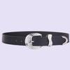 American Classic Black Retro Personalized Rhinestone Belt Women'S Jeans Belt Dress Decorative Women'S Belt