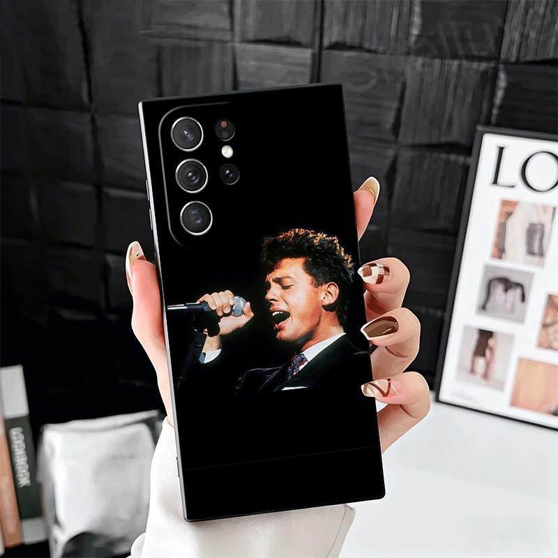 L-Luis M-Miguel Singer Soft Phone Case for Samsung Galaxy S26 S25 Edge S24 Ultra S23 Plus S22 S21 FE S20 Black Cover Back Shell