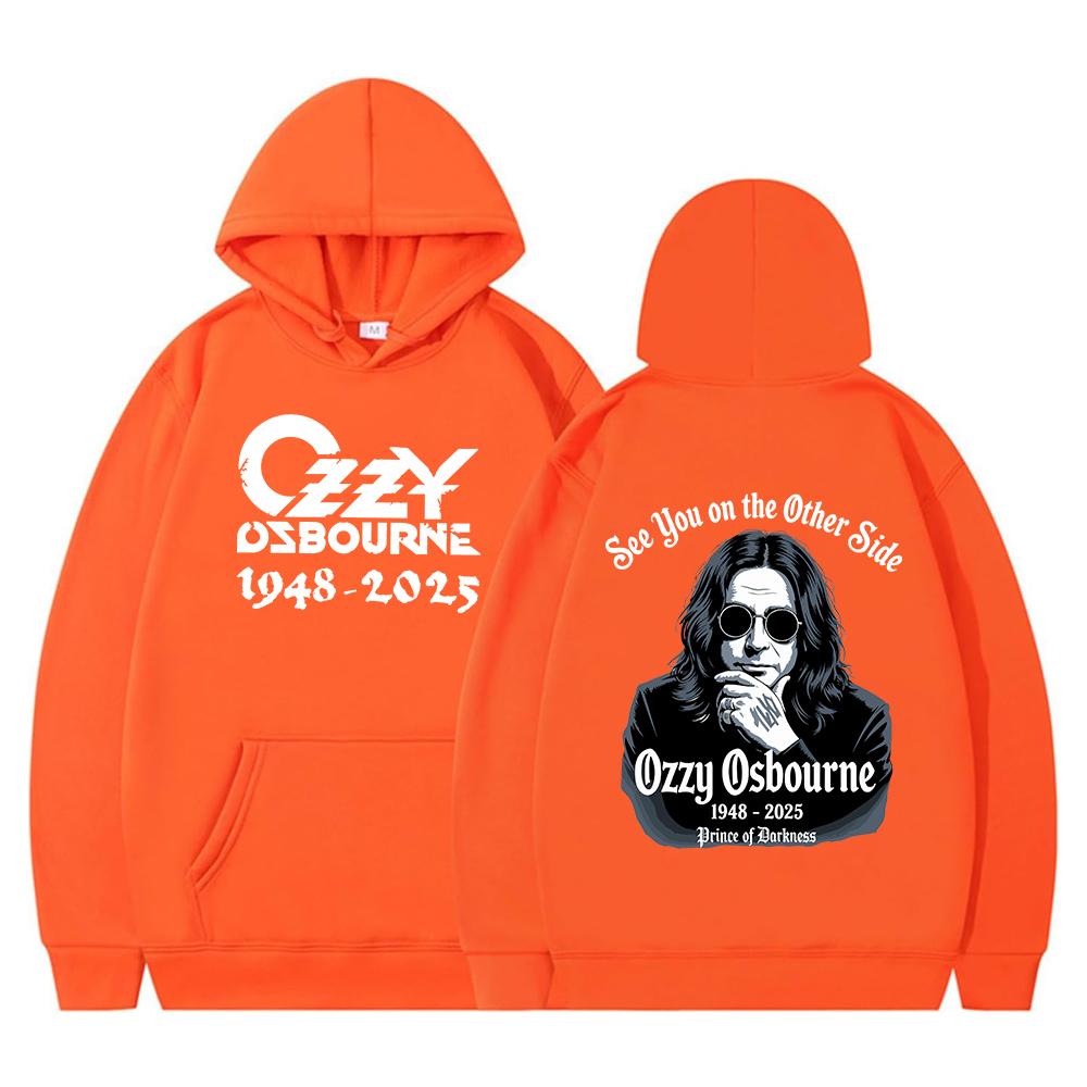 Ozzy Legends Never Die Hoodie The Prince of Darkness Sweatshirt RIP Ozzy Hoodie Black Sabbath Tribute Shirt Music Fan Gift