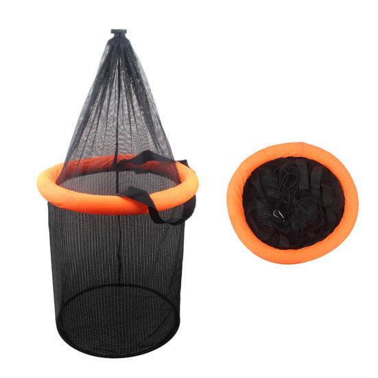 Floating Fishing Net with Handle Large Capacity Heavy Duty Fish Locating Catching Guard Net Fishing Protection Collection