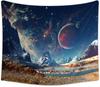 Гобелен Настенный Гобелен, Галактический Подвес, Планетарный Подвес, Психоделический Гобелен, Ретро Гобелен, Картина Для Украшения Дома