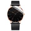 Stylish Men's Quartz Watch with Mesh Band Fashionable  Business Dress Watch