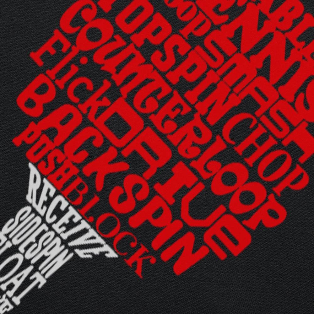 Funny Table Tennis Word Cloud T Shirts Graphic Cotton Streetwear Short Sleeve Birthday Gifts Ping Pong T-shirt Mens Clothing