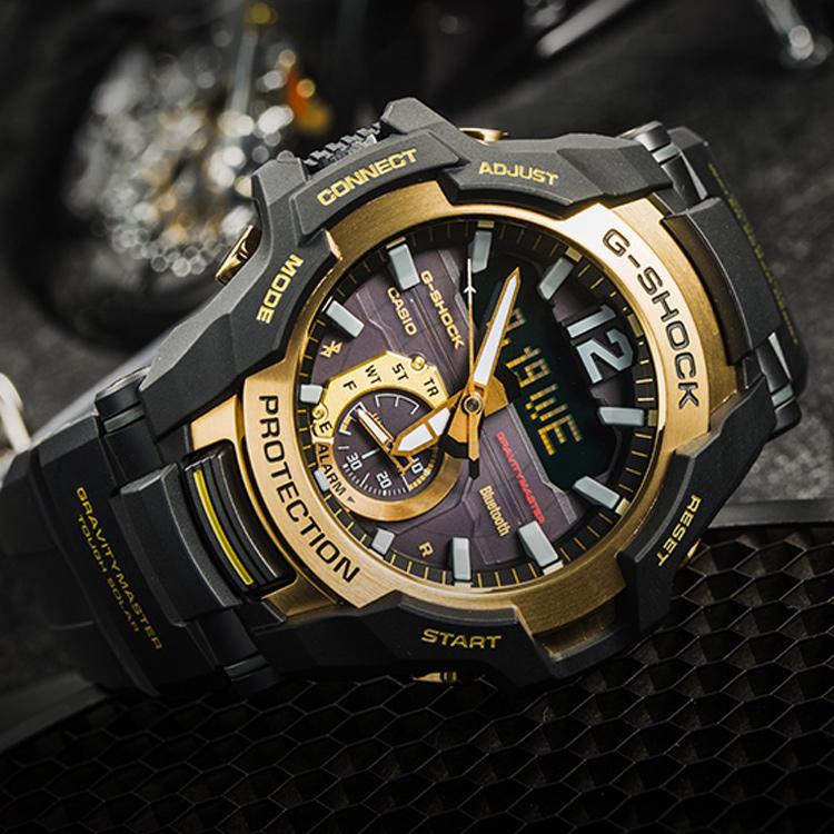 Casio Мужские часы MASTER OF G-AIR Series Черные GR-B100GB-1AER GR-B100GB-1AER