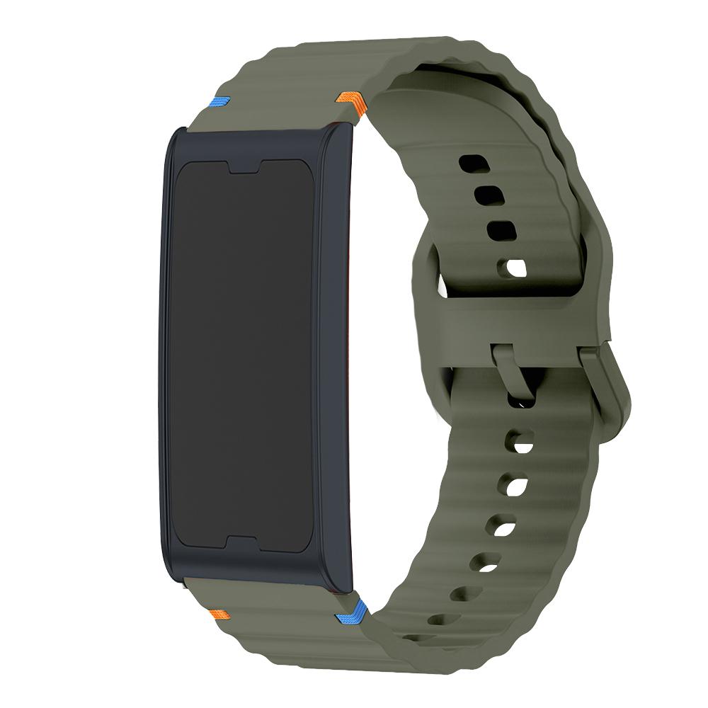 22 мм дышащий ремешок, совместимый с Amazfit Helio, силиконовый, с волной и строчкой, сменный браслет, подходит для Amazfit Balance 2