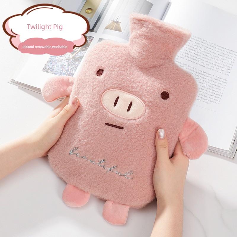 Hot Water Bottle for Filling with Water, in Various Sizes, for Hand Warming, Hot Compresses, Belly and Waist Warming, Portable for Women, Suitable