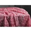 100x150cm Pink Rose Mesh Fabric Three-dimensional Flower Lace Embroidery Dress Clothing Designer for Diy Sewing Material