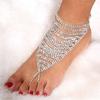 Браслеты на ногу, цепочка, браслет, женские босые сандалии, кольцо на палец ноги, пляжные украшения для ног