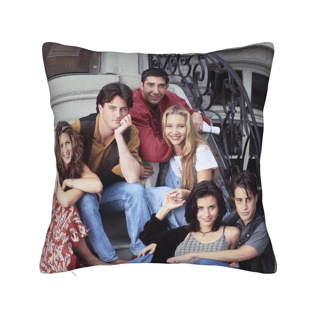 Friends Tv Show Pillowcase Soft Fabric Cushion Cover Decoration Throw Pillow Case Cover Seat Dropshipping 40*40Cm