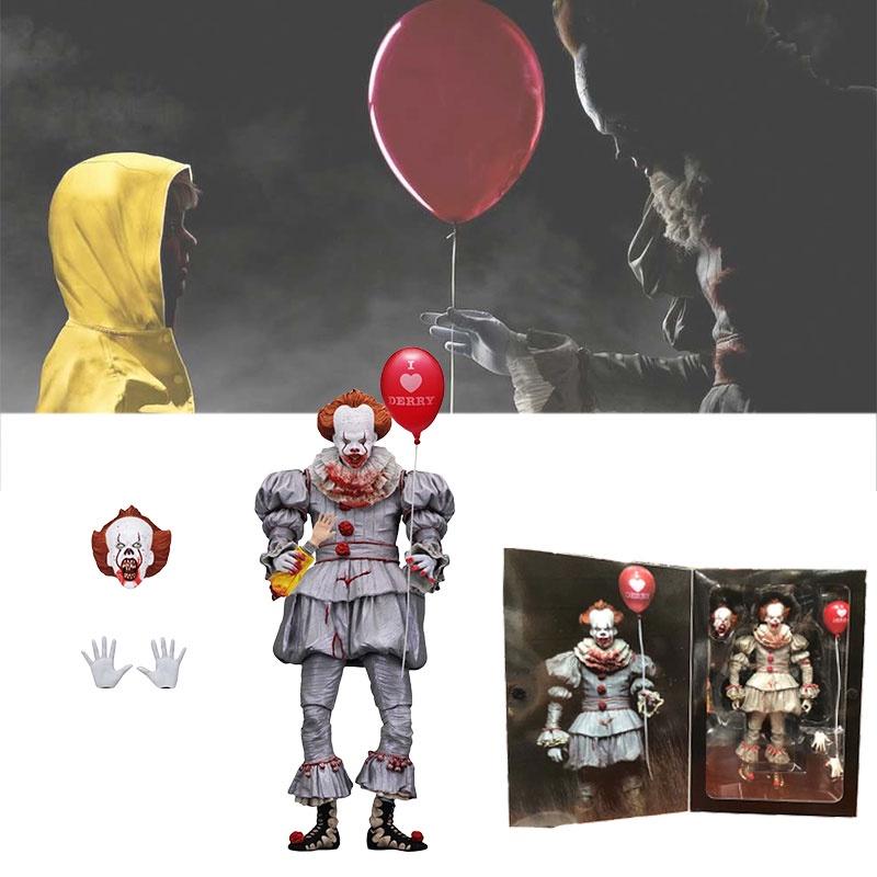 Neca Pennywise 7-inch Pvc Action Figure Stephen King's It Theme Bloody Special Edition