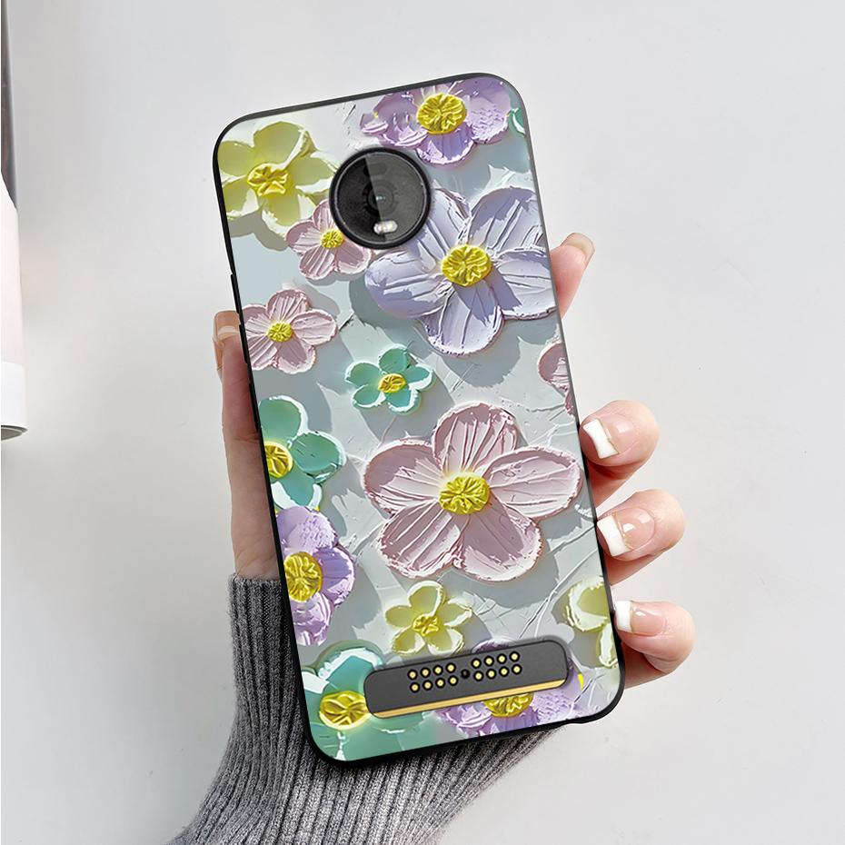 Для Motorola Moto Z4 Z3 Play Чехол Милый Мультяшный Мягкий Силиконовый ТПУ Чехол для Телефона Для Moto Z3 Z4 Play MotoZ4 Z4Play Z3Play Funda
