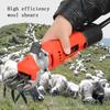 750W 220V 6Modes Speed Electric Sheep Shearing Cutter Goat Hair Shaving Push Trimmer Tool with