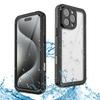 REDPEPPER FS Series For iPhone 16 Pro Phone Case IP68 Waterproof Clear Back Panel Phone Cover