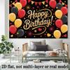 Party Backdrop Balloon Flat Golden Hanging Photo Booth Decor Birthday Party Decor