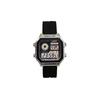 Унисекс Подростковые Черные Часы AE-1200WH-1C(Watch3--)