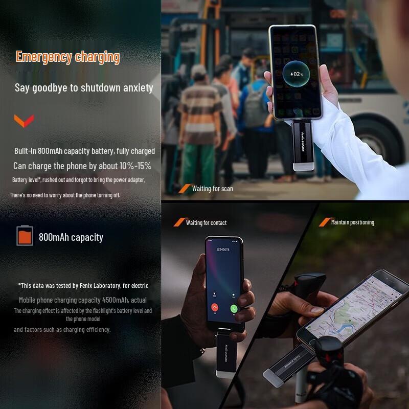 Fenix E-SPARK Keychain Rechargeable Flashlight